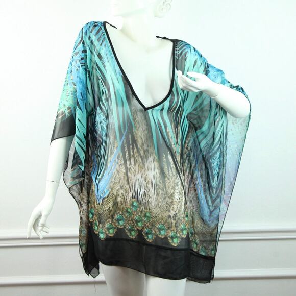 Arden B Tops - Vintage Small Top Sheer Going Out Y2K Girlie Resort Fairy Ethereal Resort Glam